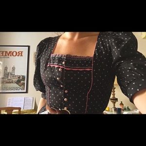 Vintage Dresses - Vintage Midi Dirndl Austrian Dress Vintage Dresses - Vintage Midi Dirndl Austrian Dress